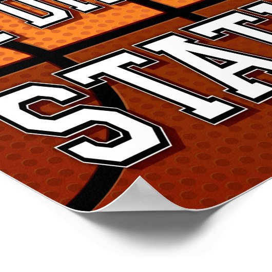 Basketball Party HYDRATION STATION Schild (Ecke)