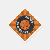 Basketball Party Paper Cocktail Napkins Serviette (Ecke)