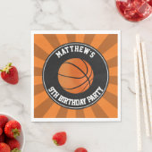 Basketball Party Paper Luncheon Napkins Serviette (Beispiel)