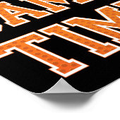 Basketball-Party - SPIELZEITschrift Poster (Ecke)