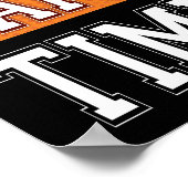 Basketball-Party - SPIELZEITschrift Poster (Ecke)