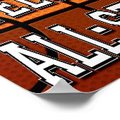 Basketball Party WILLKOMMEN ALLE STERNE signieren  Poster (Ecke)