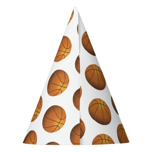 "Basketball" Partyhütchen (Rückseite)