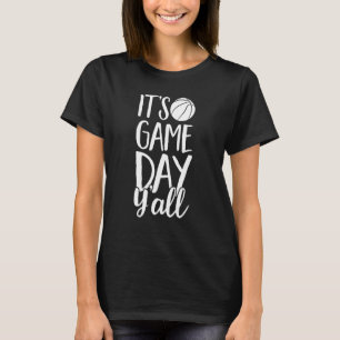 Basketball Partys Der ganze Game Day Y T-Shirt