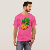 Basketball Patrick's Day Hat T-Shirt (Vorne ganz)