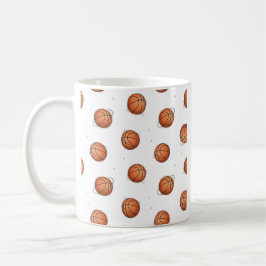 Basketball Pattern Coffee Mug Kaffeetasse