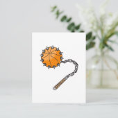 Basketball-Peitsche Postkarte (Stehend Vorderseite)