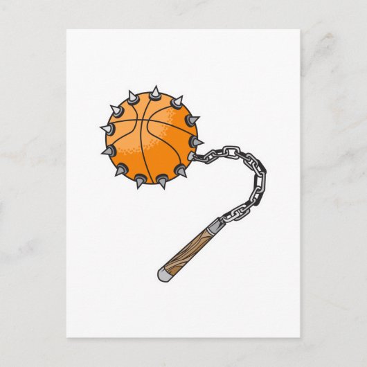 Basketball-Peitsche Postkarte (Vorderseite)
