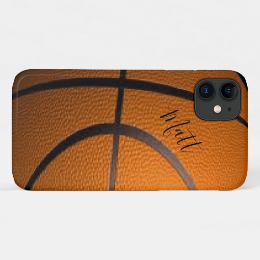 Basketball Personal Case-Mate iPhone Hülle (Rückseite (Horizontal))