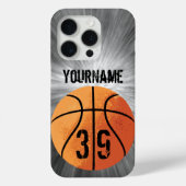 Basketball (personalisierbar) Case-Mate iPhone hülle (Rückseite)