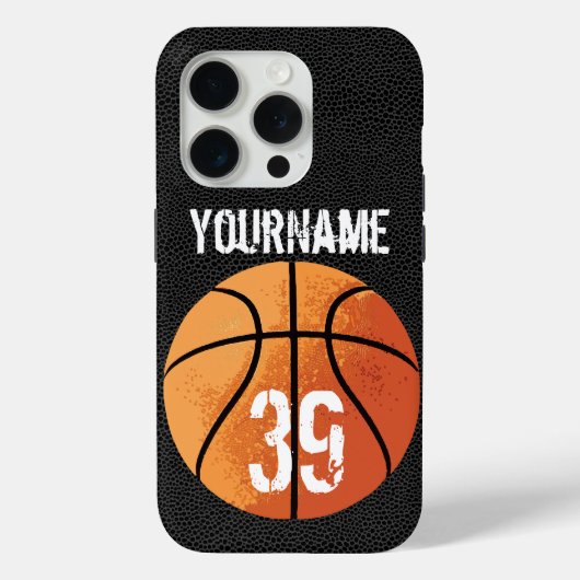 Basketball (personalisierbar) Case-Mate iPhone hülle (Rückseite)