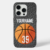 Basketball (personalisierbar) Case-Mate iPhone hülle (Rückseite)