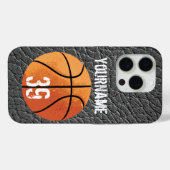 Basketball (personalisierbar) Case-Mate iPhone hülle (Rückseite (Horizontal))
