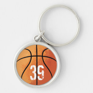 Basketball (personalisierbar) schlüsselanhänger