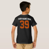 Basketball (personalisierbar) T-Shirt (Schwarz voll)