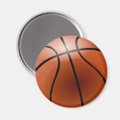 Basketball personalisieren magnet (Vorderseite/Rückseite)