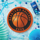 Basketball personalisieren pappteller (Party)