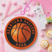 Basketball personalisieren pappteller (Party)