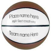 Basketball personalisiert (Vorderseite)