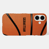 Basketball Personalisiert Case-Mate iPhone Hülle (Rückseite (Horizontal))