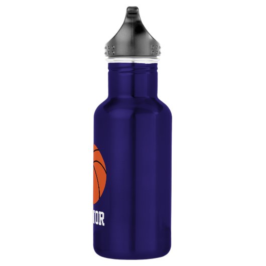 Basketball Personalisiert Edelstahlflasche (Rechts)
