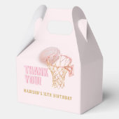 Basketball Personalisiert Girl Geburtstag Geschenkschachtel (Vorderseite)