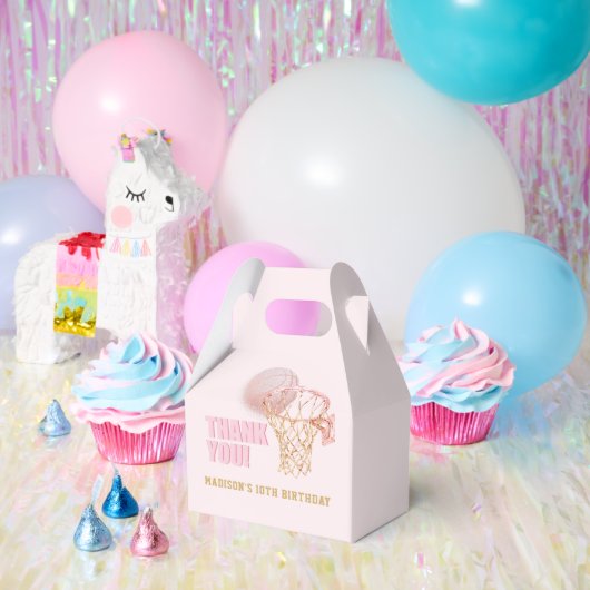 Basketball Personalisiert Girl Geburtstag Geschenkschachtel (Party)