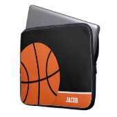 Basketball Personalisiert Laptopschutzhülle (Vorderseite Links)