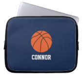 Basketball Personalisiert Laptopschutzhülle (Vorderseite)