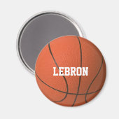 Basketball Personalisiert Magnet (Vorderseite/Rückseite)