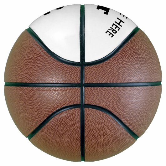 Basketball personalisiert mit Namen (Rechts)