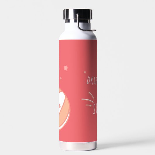 Basketball Personalisiert Name Nummer Personalisie Trinkflasche (Links)