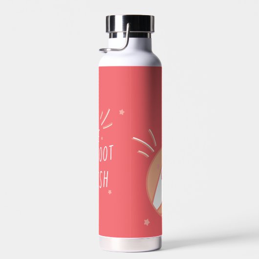 Basketball Personalisiert Name Nummer Personalisie Trinkflasche (Rechts)