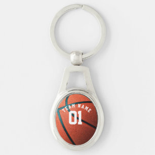 BASKETBALL PERSONALISIERT Name SCHLÜSSELANHÄNGER