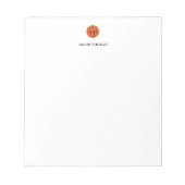 Basketball Personalisiert Notizblock (Vorderseite)