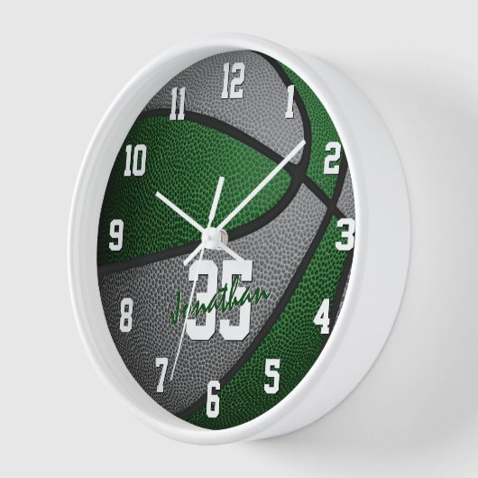 Basketball personalisiert uhr (Winkel)