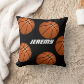 Basketball-personalisiertes Kissen (Decke)