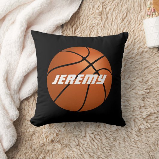 Basketball-personalisiertes Kissen (Decke)