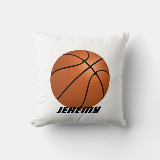 Basketball-personalisiertes Kissen (Vorderseite)