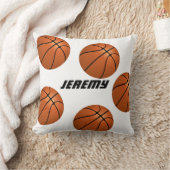 Basketball-personalisiertes Kissen (Decke)