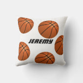 Basketball-personalisiertes Kissen (Rückseite)