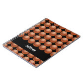 Basketball-Personalisiertes Notebook Notizblock (Linke Seite)