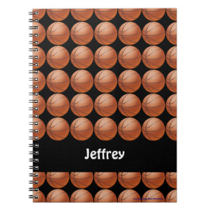Basketball-Personalisiertes Notebook Notizblock