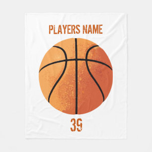 Basketball (Personalizable) Fleecedecke