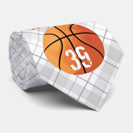 Basketball (personalizable) krawatte (Gerollt)