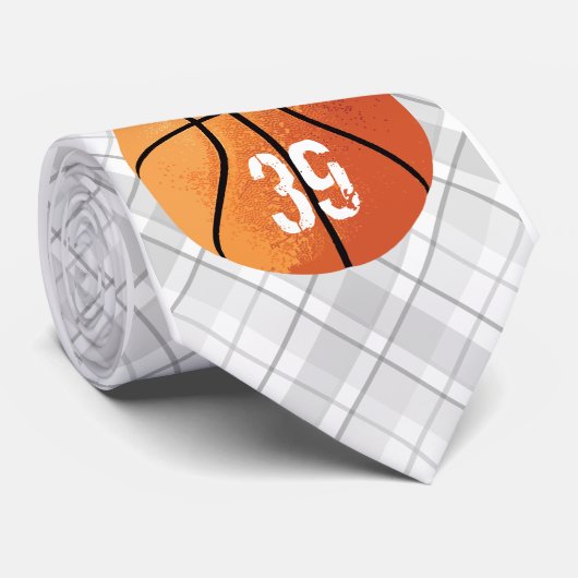 Basketball (personalizable) krawatte (Gerollt)