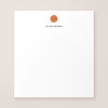 Basketball Personalized Kids Notizblock<br><div class="desc">Your little sports superstar will love this personalized basketball notepad for kids. Perfect for a boy or girl.</div>