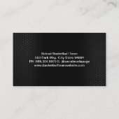 Basketball-Pfeife und -Tafel | Team Coach Visitenkarte (Rückseite)