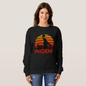 Basketball Phoenix Arizona Skyline Sweatshirt (Vorne ganz)