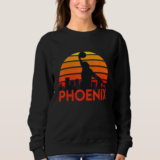 Basketball Phoenix Arizona Skyline Sweatshirt (Vorderseite)